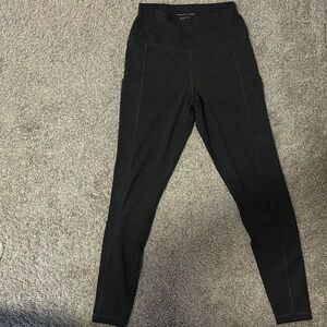 American Eagle leggings grey side pockets small